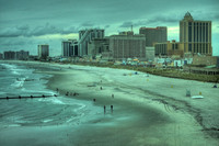 Atlantic City beach (gray day)