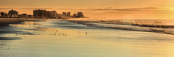Atlantic City sunrise pano
