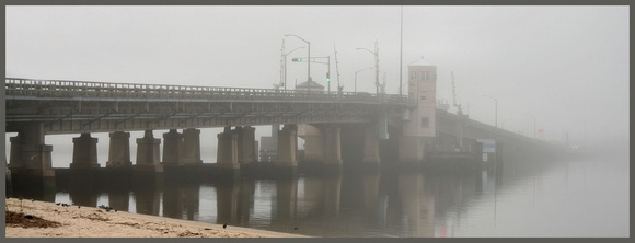 Route 52 Causeway (9th Street) Bridge in the Fog