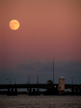 Moon over Somers Point